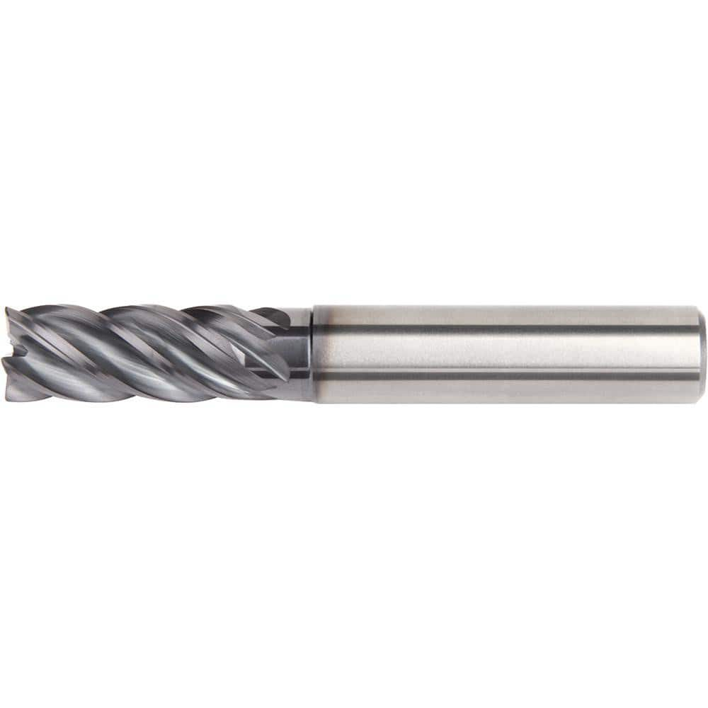 Corner Radius End Mill: 25 mm Dia, 45 mm LOC, 5 Flutes, Solid Carbide MPN:5599118