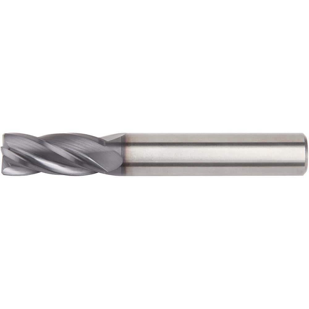 Corner Radius End Mill: 5 mm Dia, 30 mm LOC, 4 Flutes, Solid Carbide MPN:6337895