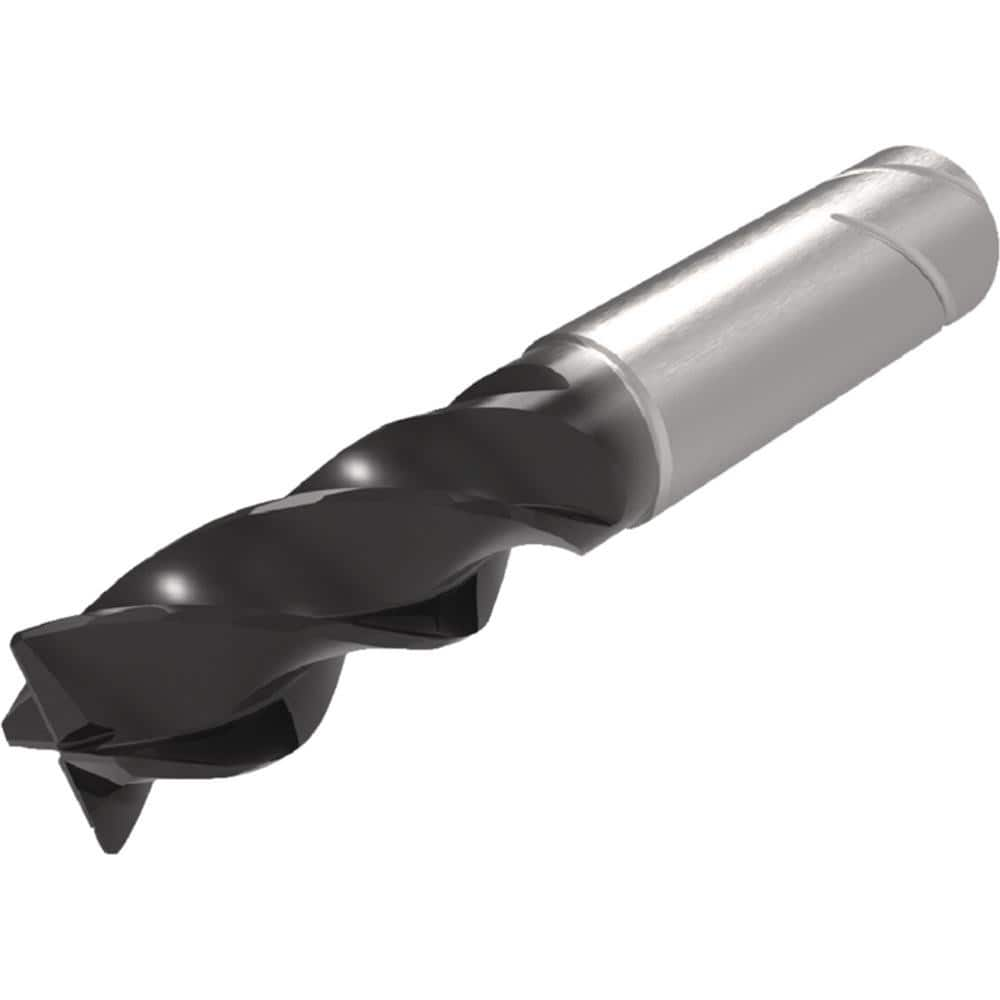 Corner Radius End Mill: 12 mm Dia, 24 mm LOC, 1 mm Radius, 4 Flutes, Solid Carbide MPN:6830078