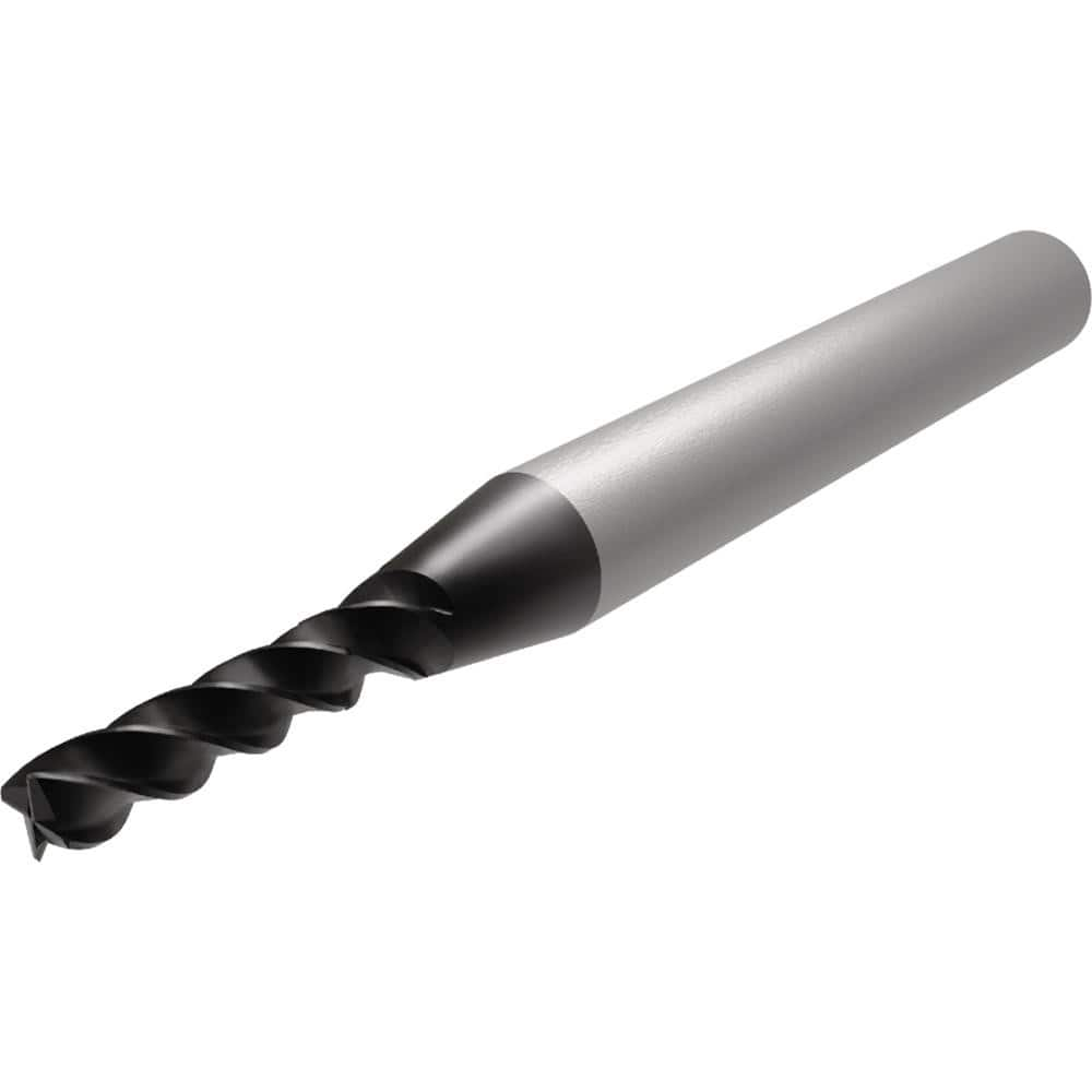 Corner Radius End Mill: 25 mm Dia, 50 mm LOC, 1.5 mm Radius, 4 Flutes, Solid Carbide MPN:6830480