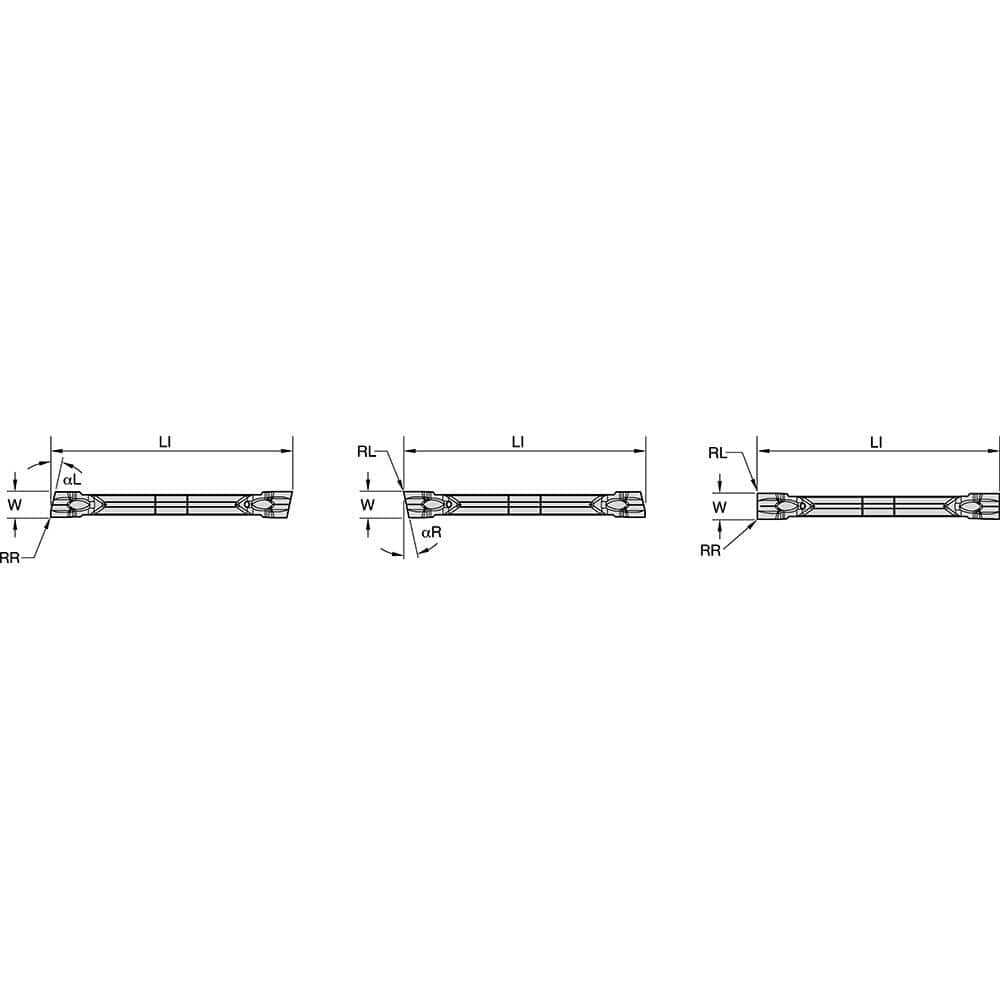 Cut-Off Inserts, Insert Style: WMTC , Insert Size Code: 094N , Insert Material: Carbide , Manufacturer Grade: WU25PT , Cutting Width (Decimal Inch): 0.0940  MPN:4169576