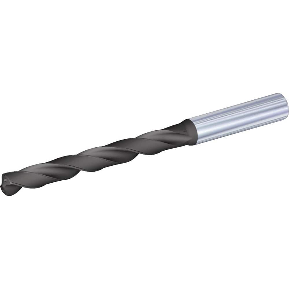 Extra Length Drill Bits, Drill Bit Size (Wire): #31 , Tool Material: Carbide , Coating/Finish: AlCrN , Coolant Through: Yes , Flute Type: Spiral  MPN:4156993