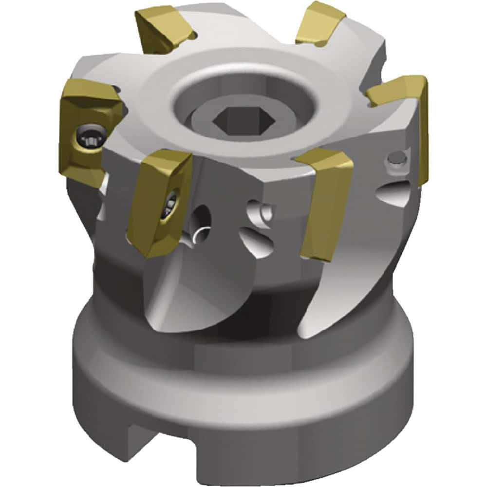 Indexable Square-Shoulder Face Mills, Minimum Cutting Diameter (Decimal Inch): 2.5000 , Maximum Cutting Diameter (Decimal Inch): 2.5000  MPN:2003535