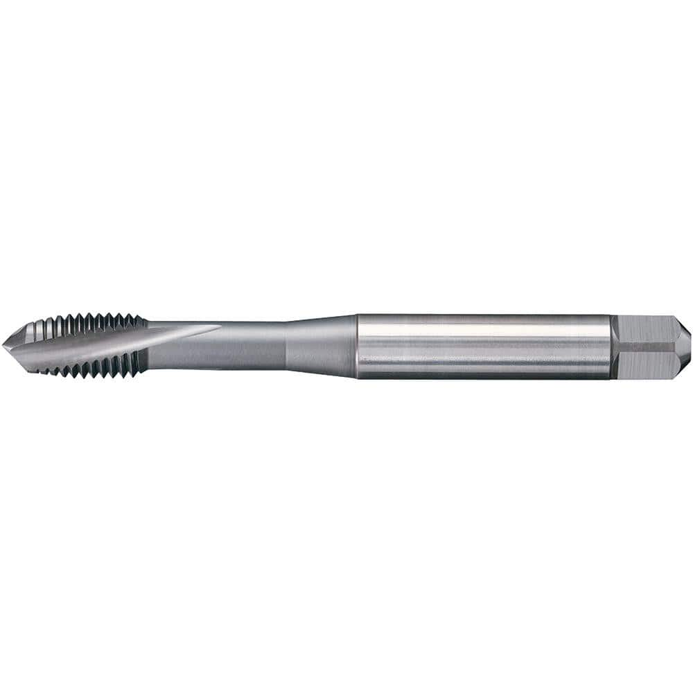 Spiral Flute Tap: M3x0.5 Metric, 2 Flutes, Plug, 6HX Class of Fit, Powdered Metal, CrC/C Coated MPN:3955047