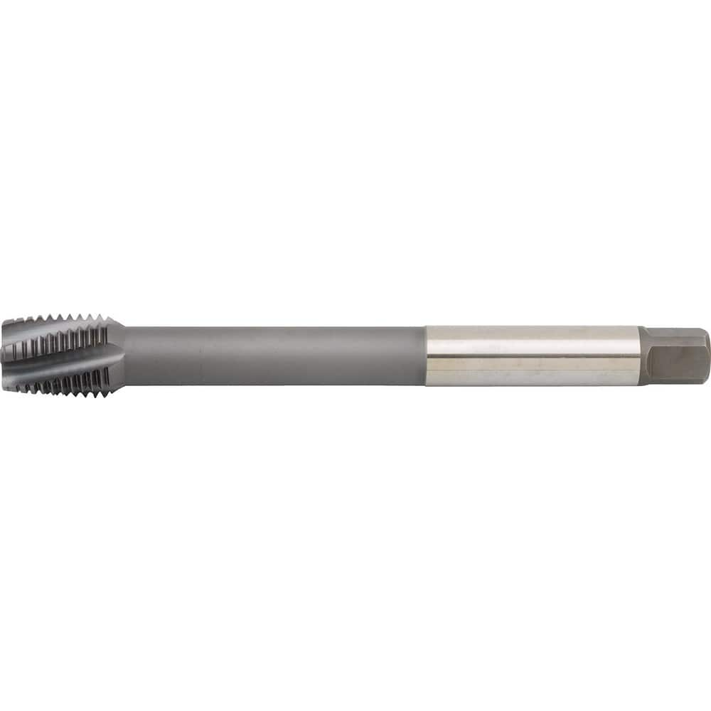 Spiral Flute Tap: M24x3 Metric, 5 Flutes, Plug, 6HX Class of Fit, Powdered Metal, TiCN Coated MPN:4033765