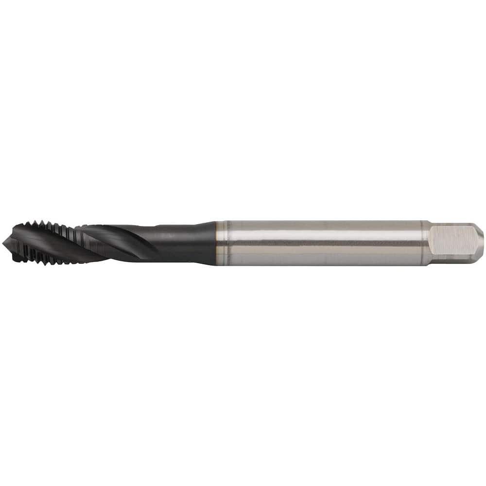 Spiral Flute Tap: M10x1.5 Metric, 3 Flutes, Modified Bottoming, 6HX Class of Fit, Powdered Metal, TiN/DLC Coated MPN:4160442