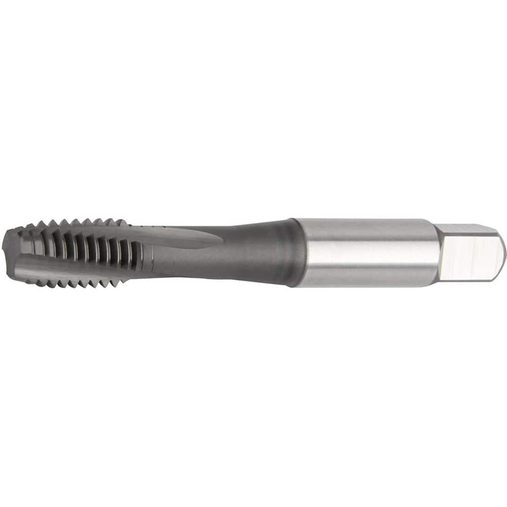 Spiral Flute Tap: M6x1 Metric, 3 Flutes, Modified Bottoming, 6H Class of Fit, Powdered Metal, Nitride Coated MPN:5565227