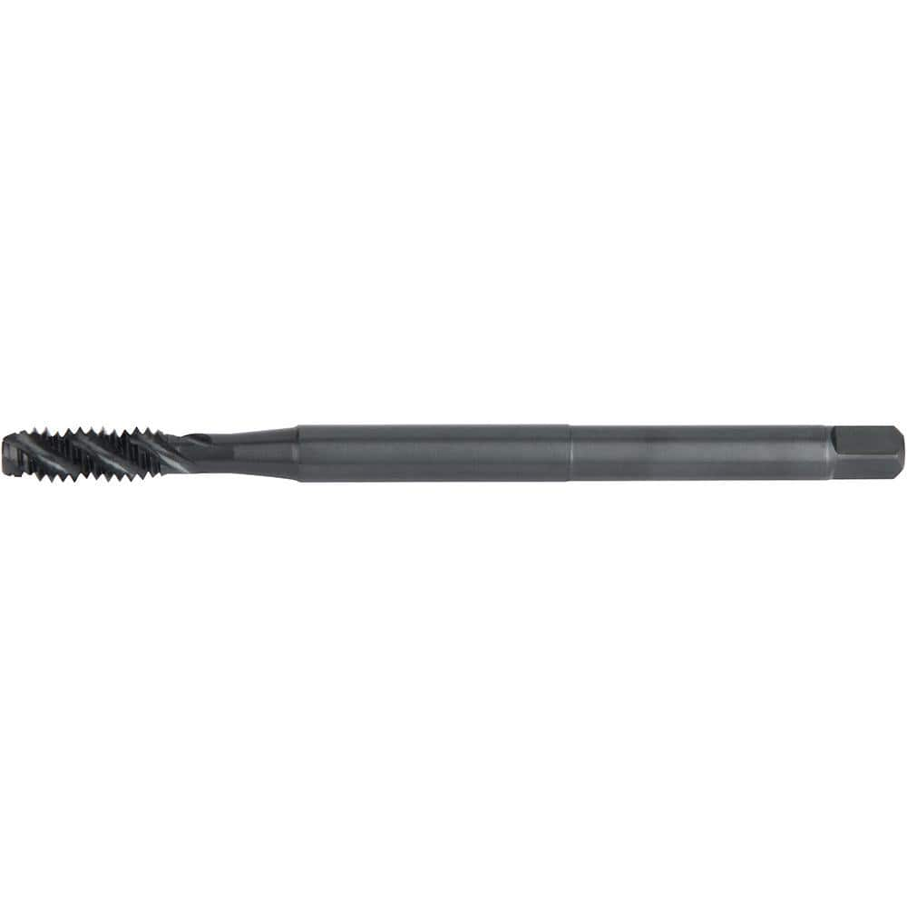 Spiral Flute Tap: 1/4-20 UNC, 3 Flutes, Modified Bottoming, 3B Class of Fit, High Speed Steel, Oxide Coated MPN:5602130