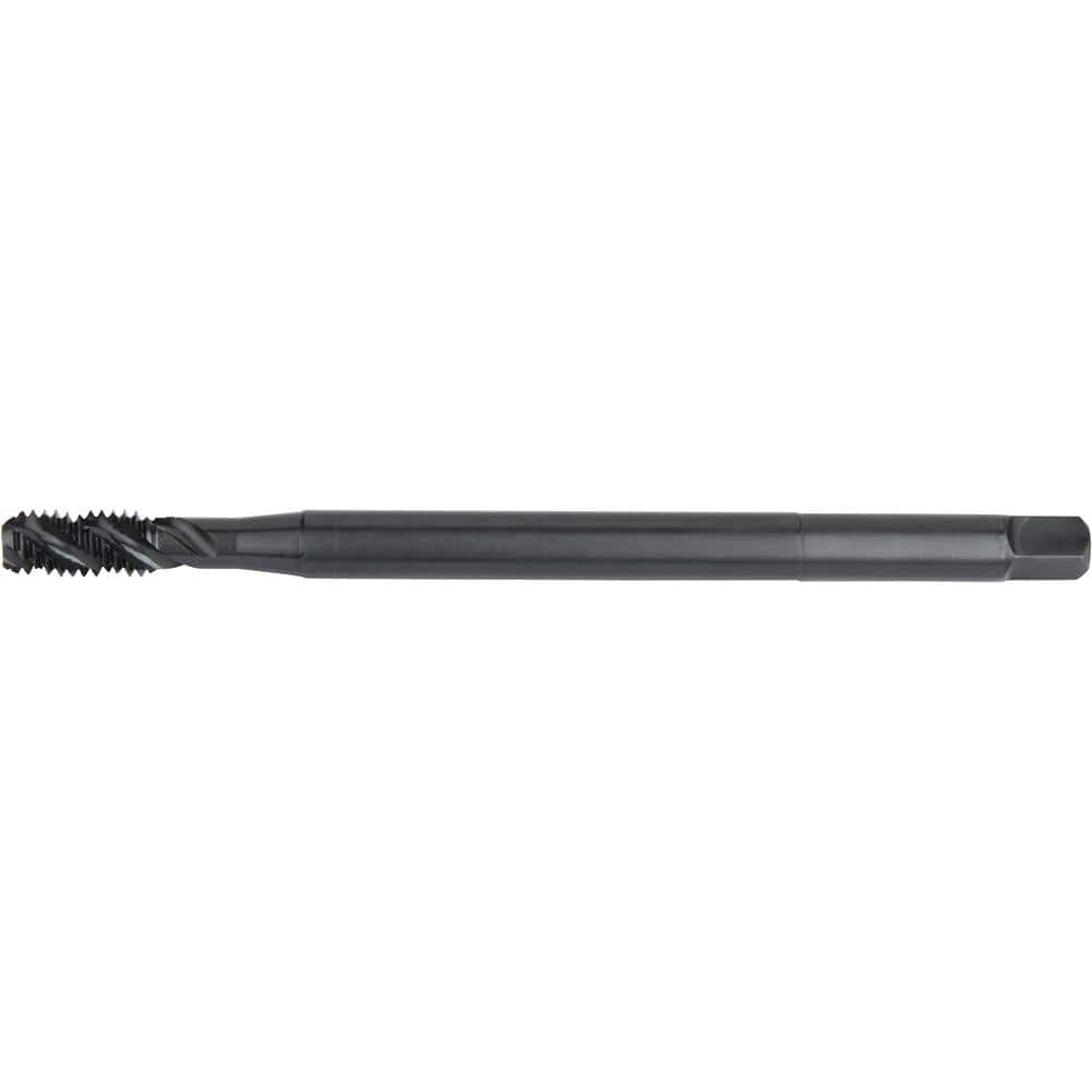 Spiral Flute Tap: 3/8-16 UNC, 3 Flutes, Bottoming, 3B Class of Fit, High Speed Steel, Oxide Coated MPN:5602138