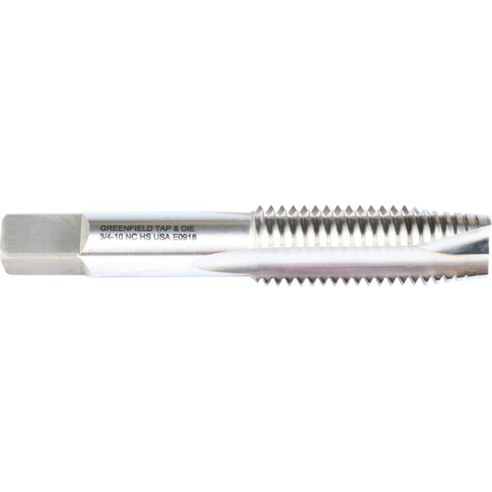 Spiral Point Tap: 3/4-10 UNC, 3 Flutes, Plug Chamfer, 2B Class of Fit, High-Speed Steel, Bright/Uncoated MPN:2750356