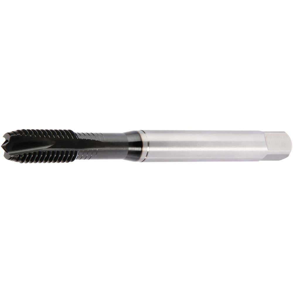 Spiral Point Tap: M3x0.5 Metric, 2 Flutes, Plug Chamfer, 6H Class of Fit, High-Speed Steel-E, DLC Coated MPN:4160036