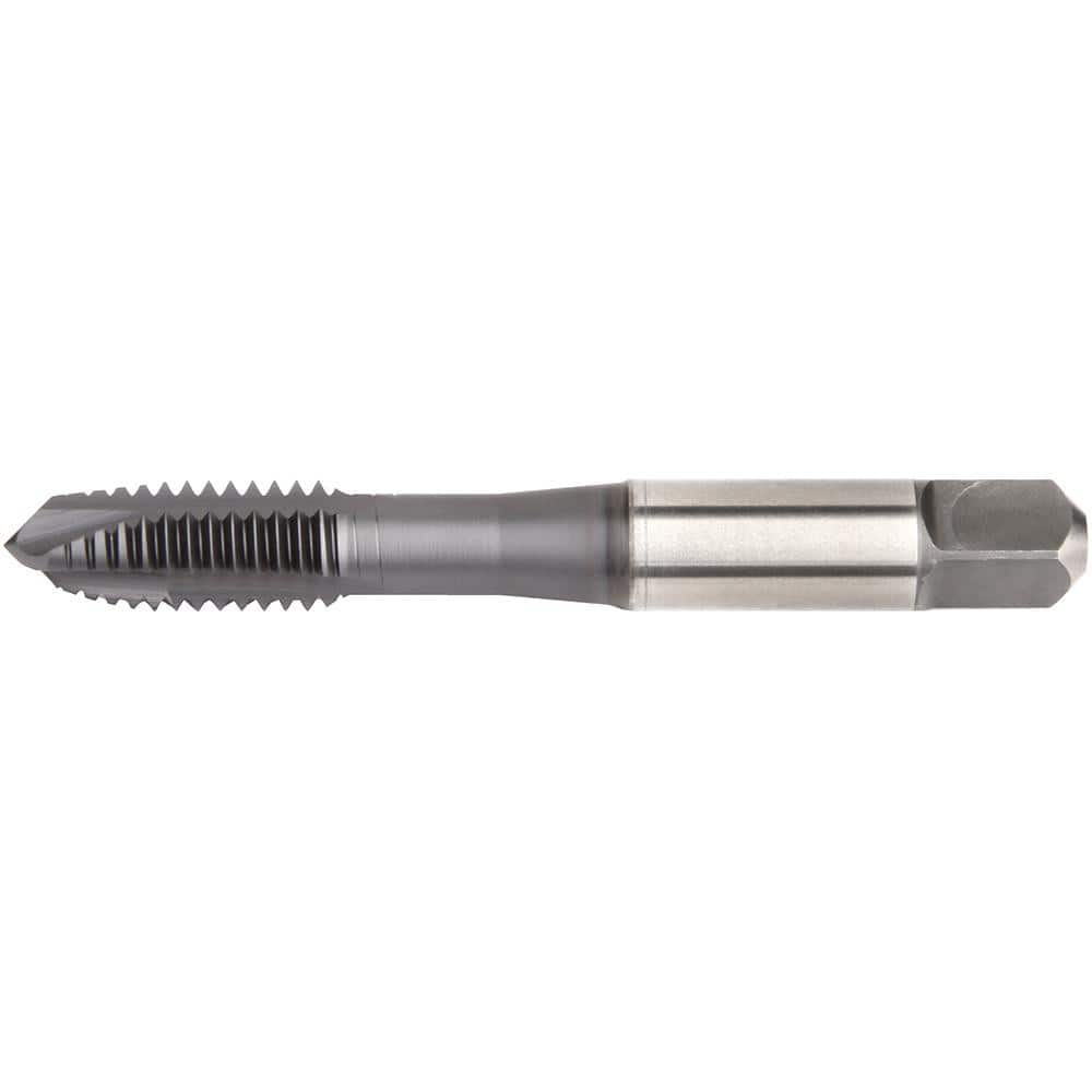 Spiral Point Tap: #2-56 UNC, 2 Flutes, Plug Chamfer, H3 Class of Fit, High-Speed Steel-E, Black Oxide Coated MPN:5357244