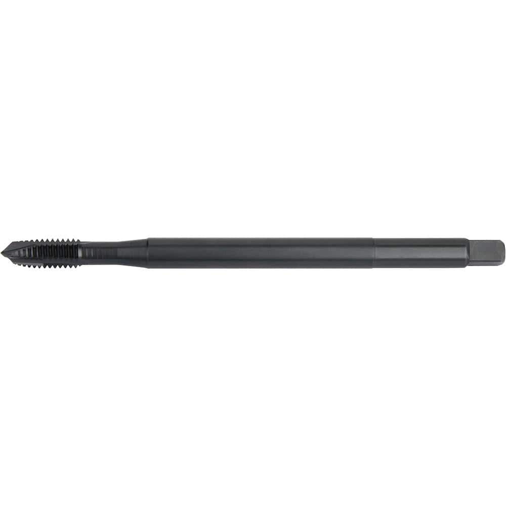 Spiral Point Tap: #4-40 UNC, 2 Flutes, Plug Chamfer, H2 Class of Fit, High-Speed Steel-E, Black Oxide Coated MPN:5608551