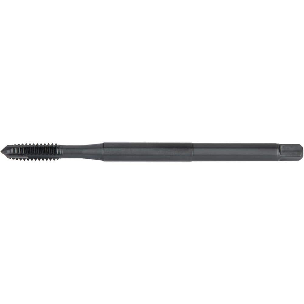 Spiral Point Tap: #6-32 UNC, 2 Flutes, Plug Chamfer, H3 Class of Fit, High-Speed Steel-E, Black Oxide Coated MPN:5608579