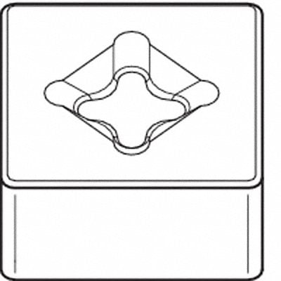 Square Turning Insert SNGX Ceramic MPN:SNGX453T0820 CW5025