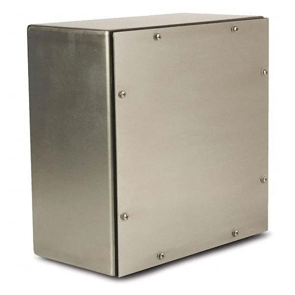 Junction Box Electrical Enclosure: Stainless Steel, NEMA 4X MPN:WA060604GSCSS