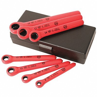 Box End Wrench Set Chrome Stndrd Metric MPN:21290