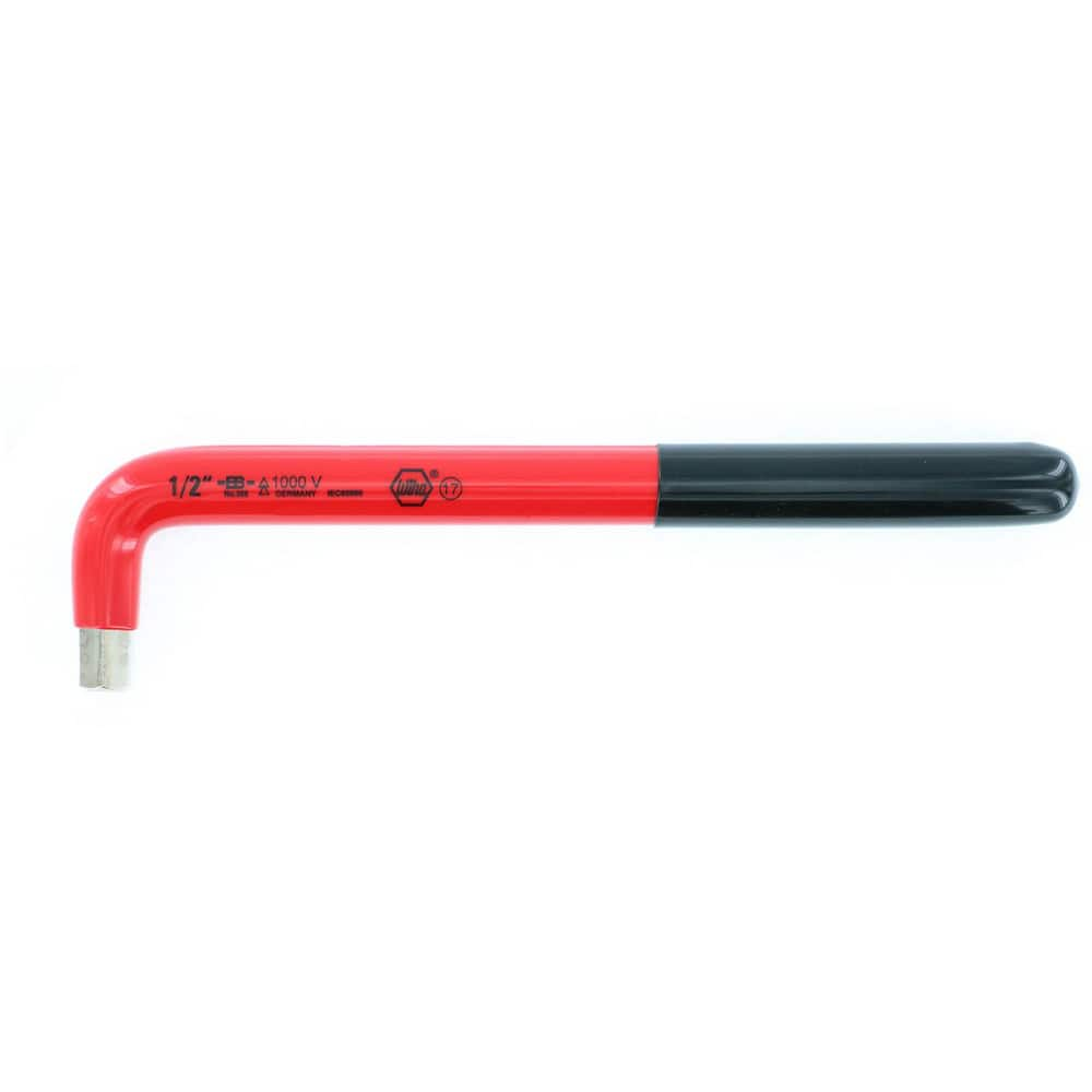 Hex Keys, End Type: Hex , Hex Size (Inch): 1/2 , Handle Type: L-Handle , Arm Style: Long , Arm Length: 9.2in  MPN:13664