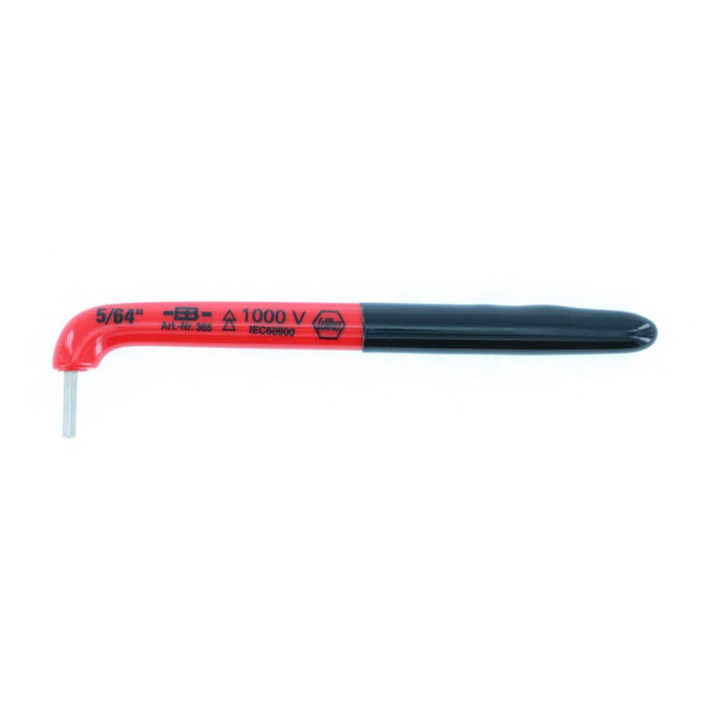 Hex Keys, End Type: Hex , Hex Size (Inch): 5/64 , Handle Type: L-Handle , Arm Style: Long , Arm Length: 3.3in  MPN:13671