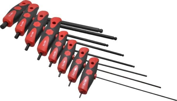 8 Piece T-Handle Hex Key Set MPN:33496