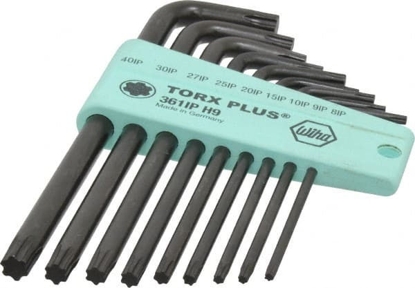 9 Piece L-Key Hex Key Set MPN:36691