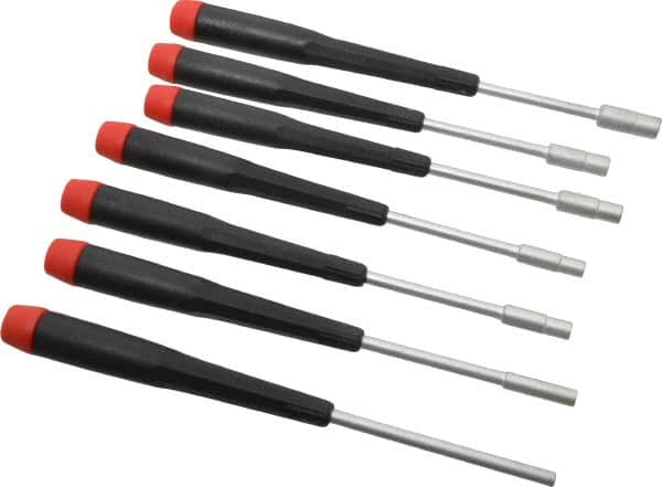 Nut Driver Set: 8 Pc, 2.5 to 6 mm, Standard Shaft, Ergonomic Handle MPN:26590