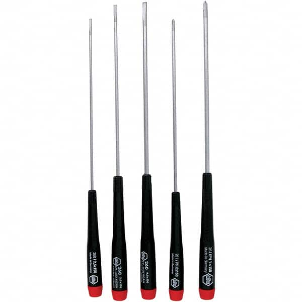 Screwdriver Set: 5 Pc, Phillips & Slotted MPN:26192