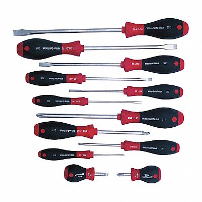 Softfinish 12Pc Screwdriver Set Slot/Ph MPN:30297