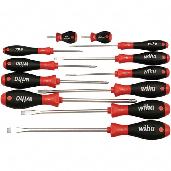 Screwdriver Set: 12 Pc, Phillips, Slotted & Stubby MPN:30297