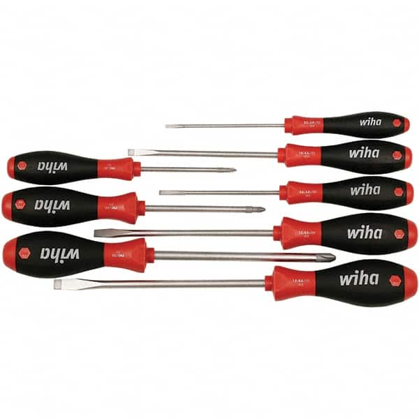 Screwdriver Set: 8 Pc, Phillips & Slotted MPN:30298