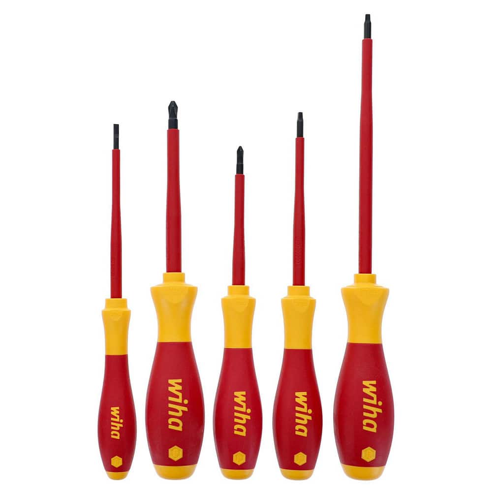 Screwdriver Sets, Screwdriver Types Included: Philips , Slotted , Container Type: None , Slotted Point Size: 3.5mm , Tether Style: Not Tether Capable  MPN:32083