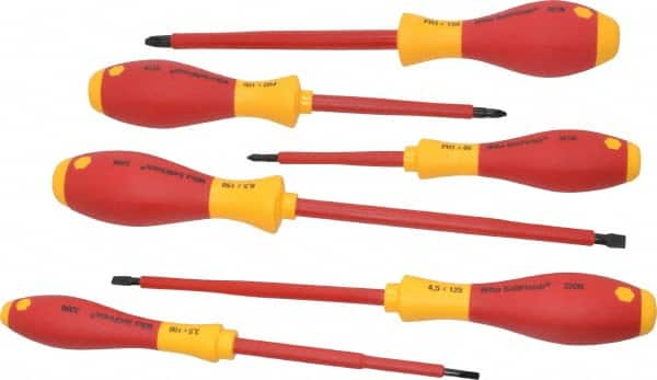 Screwdriver Set: 6 Pc, Phillips & Slotted MPN:32092