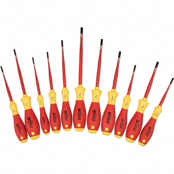 Screwdriver Set: 8 Pc, Phillips, Slotted, Square & Terminal Xeno MPN:32198