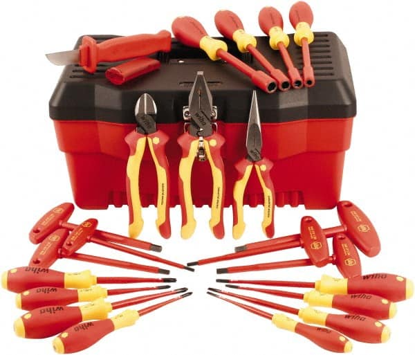 Combination Hand Tool Set: 22 Pc, Insulated Tool Set MPN:32973