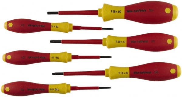 6 Piece T8 to T25 Ergonomic Handle Torx Driver Set MPN:32590