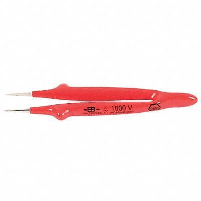 Insulated Tweezers Straight Fine 5 In MPN:75205