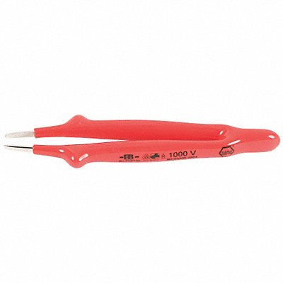 Insulated Tweezers Straight Blunt 6 In MPN:75215