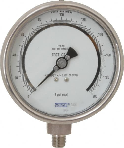 Pressure Gauge: 4