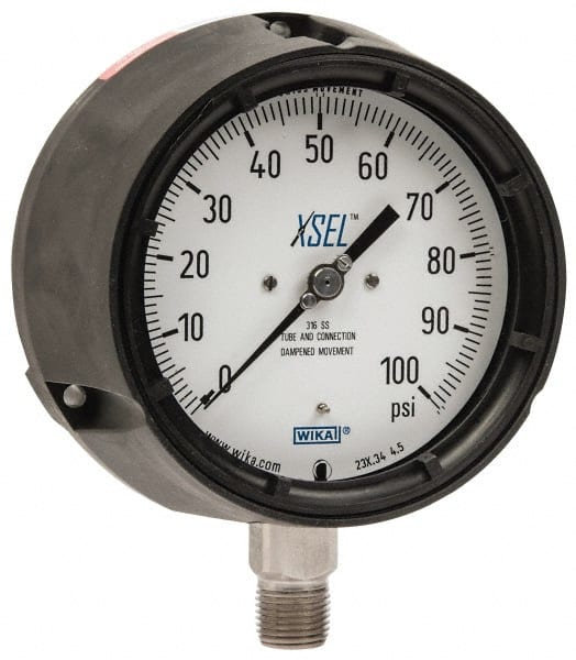 Pressure Gauge: 4-1/2