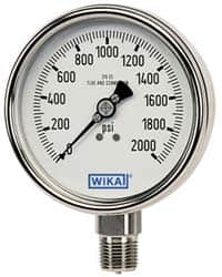 Pressure Gauge: 2-1/2