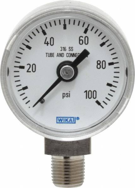 Pressure Gauge: 1-1/2