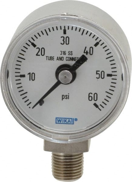 Pressure Gauge: 1-1/2