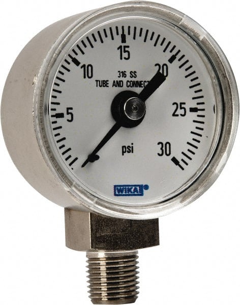 Pressure Gauge: 1-1/2