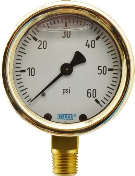 Pressure Gauge: 2-1/2