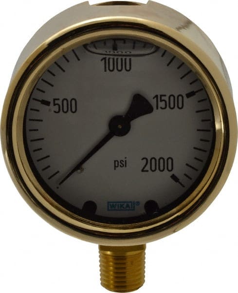 Pressure Gauge: 2-1/2