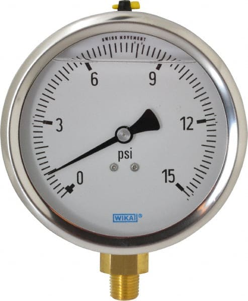 Pressure Gauge: 4