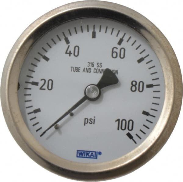 Pressure Gauge: 2-1/2