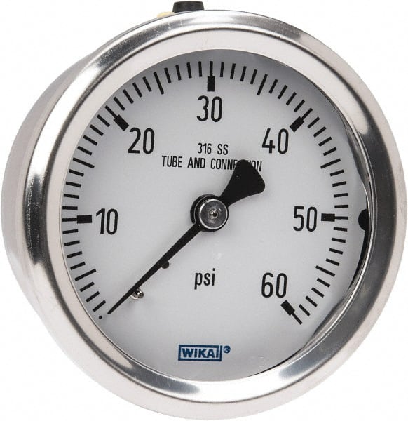 Pressure Gauge: 2-1/2