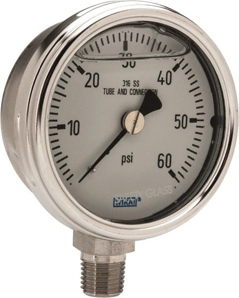 Pressure Gauge: 2-1/2