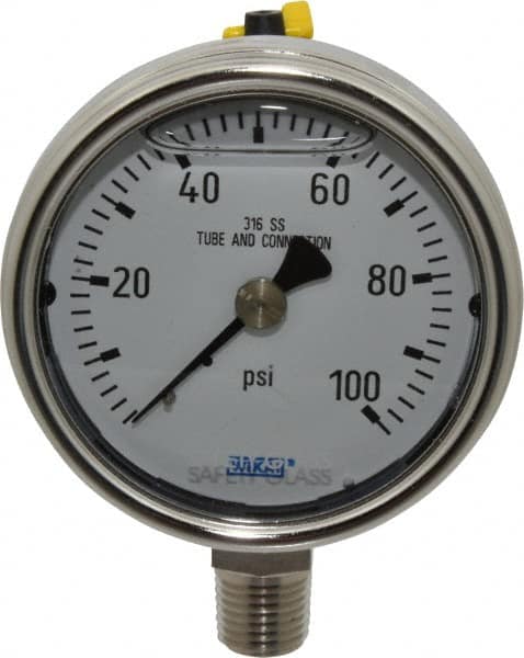 Pressure Gauge: 2-1/2